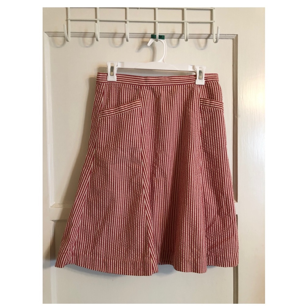 Red and white Marc Jacobs knee-length Skirt